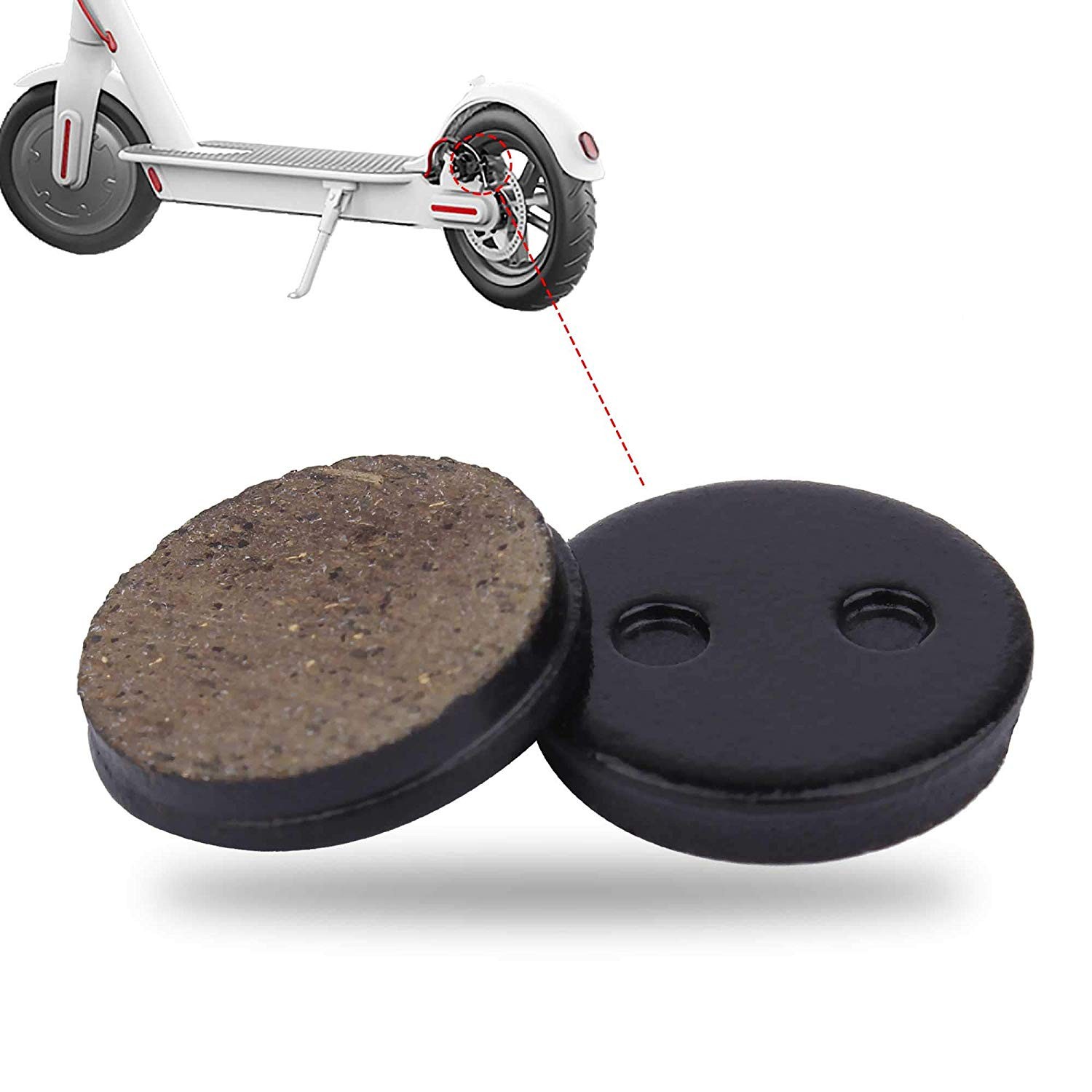 Details about   FT BU_ EB_ 1 Pair Bike Brake Pads for MI KSD Xiaomi Mijia Scooter Skateboard M3 